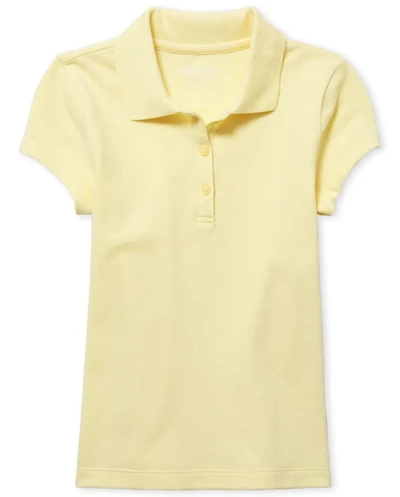 Girls Uniform Pique Polo