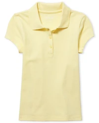 Girls Uniform Pique Polo