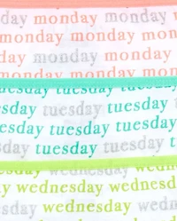 Girls Days Of The Week Glitter Underwear 7-Pack