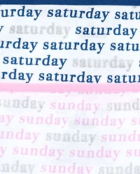 Girls Days Of The Week Glitter Underwear 7-Pack