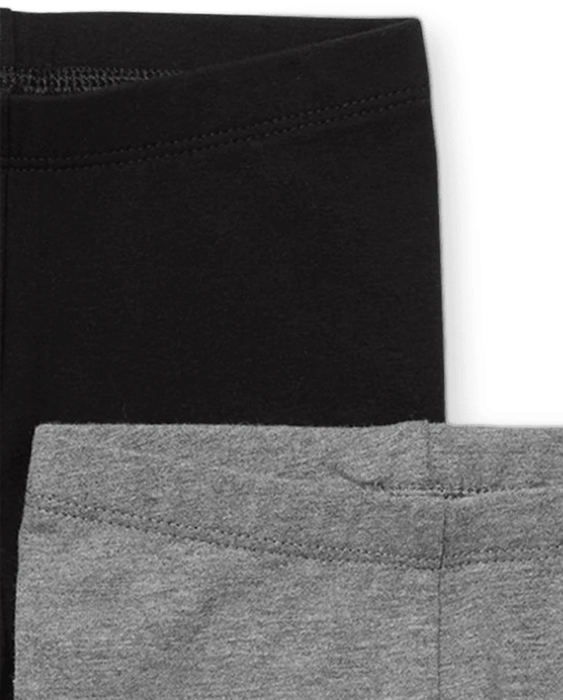 Lot de 2 leggings pour bébés et petites filles