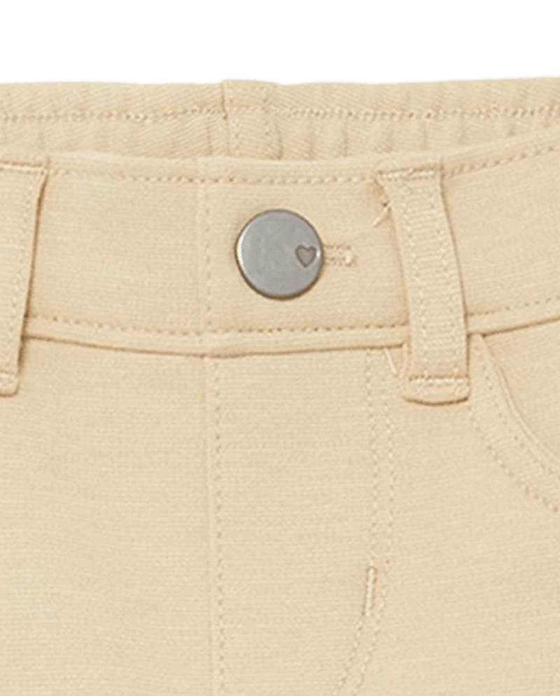 Toddler Girls Uniform Ponte Knit Pull On Jeggings