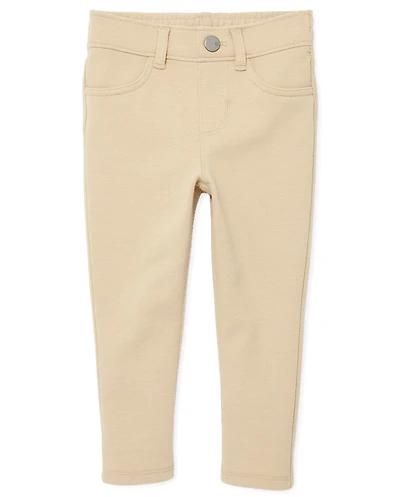 Toddler Girls Uniform Ponte Knit Pull On Jeggings