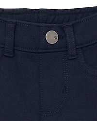 Toddler Girls Uniform Ponte Knit Pull On Jeggings