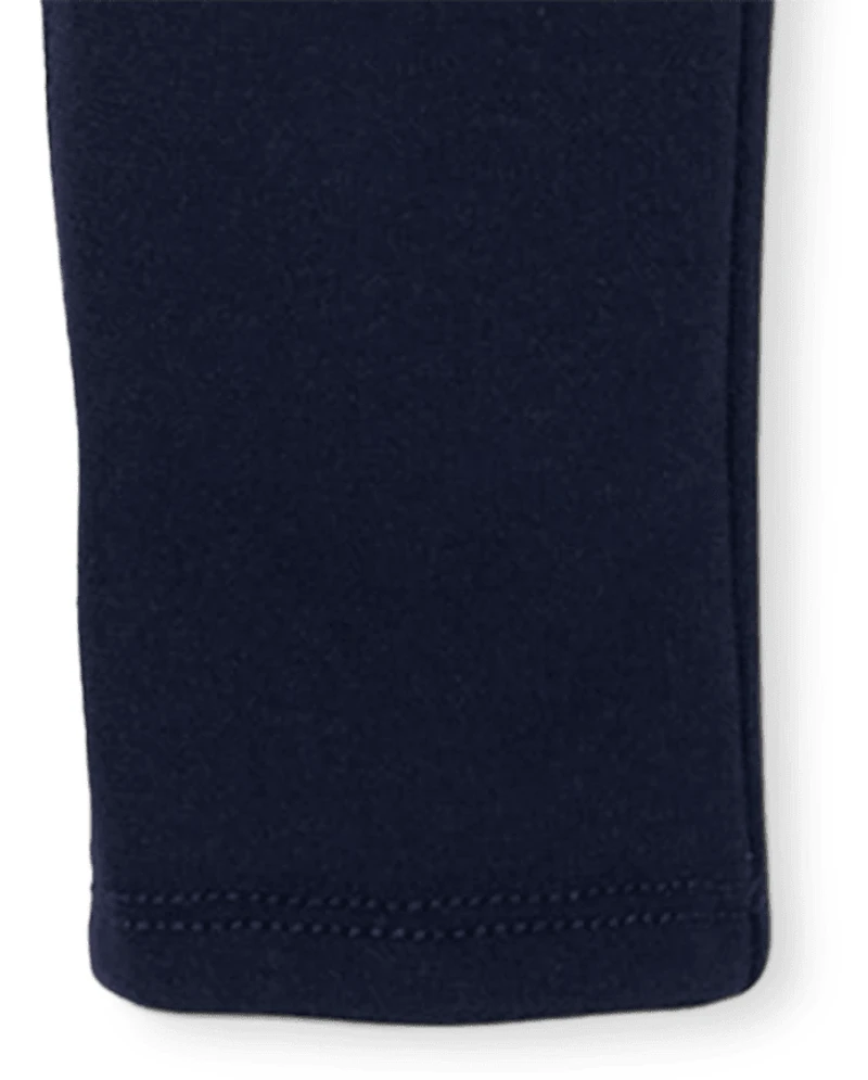 Toddler Girls Uniform Ponte Knit Pull On Jeggings