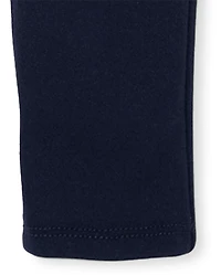 Toddler Girls Uniform Ponte Knit Pull On Jeggings