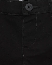 Toddler Girls Uniform Stretch Chino Shorts