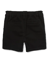 Toddler Girls Uniform Stretch Chino Shorts
