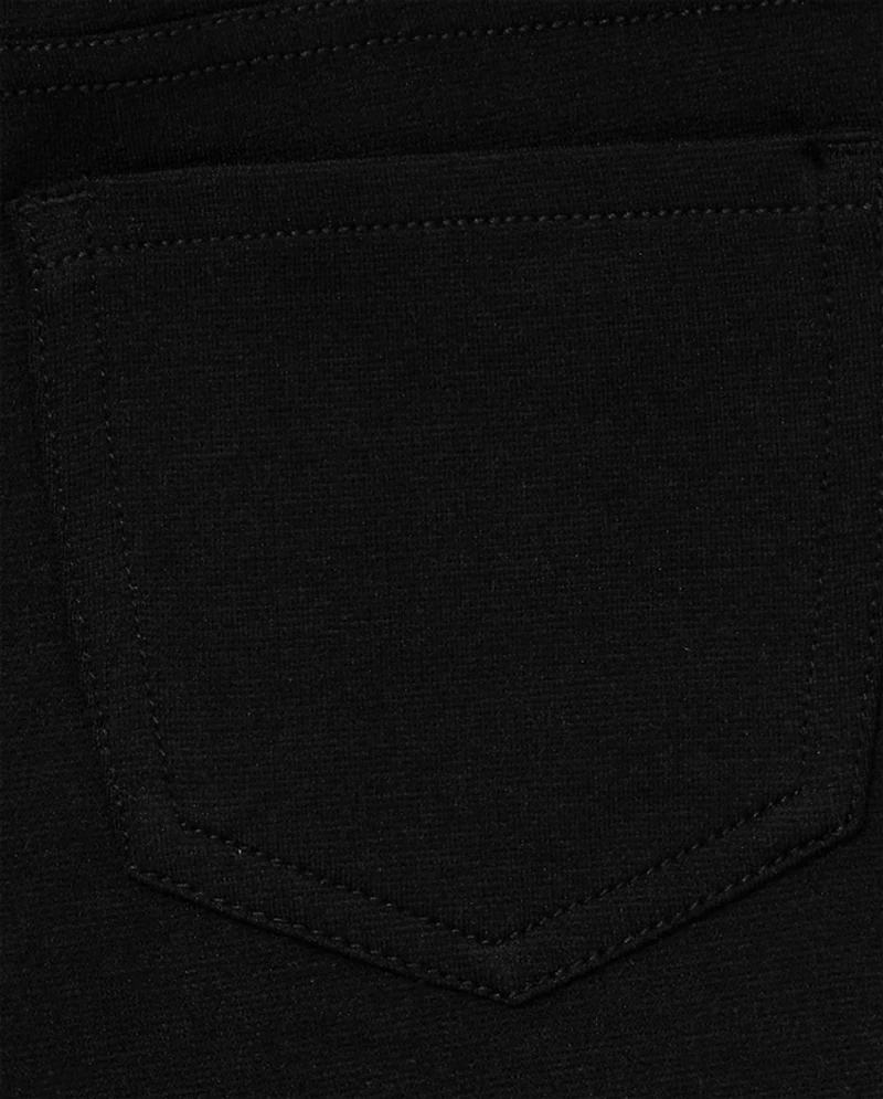 Girls Uniform Ponte Knit Pull On Jeggings