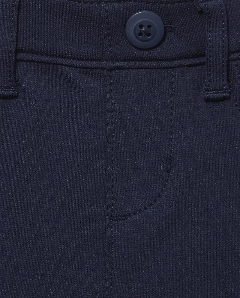 Girls Uniform Ponte Knit Pull On Jeggings