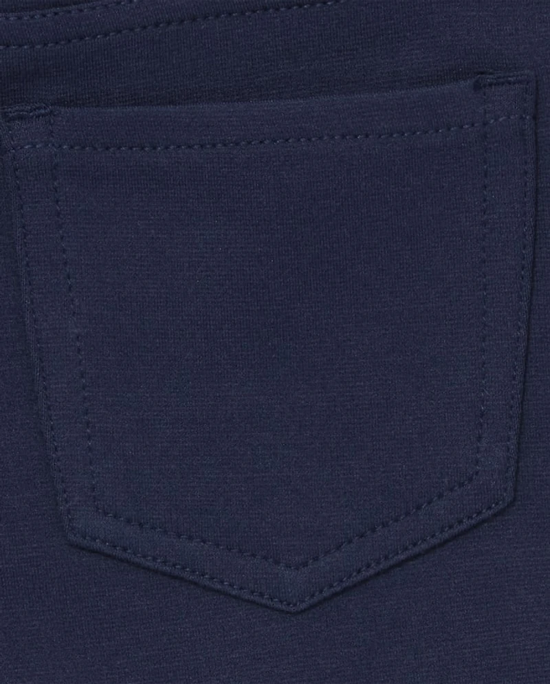 Girls Uniform Ponte Knit Pull On Jeggings