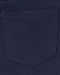 Girls Uniform Ponte Knit Pull On Jeggings