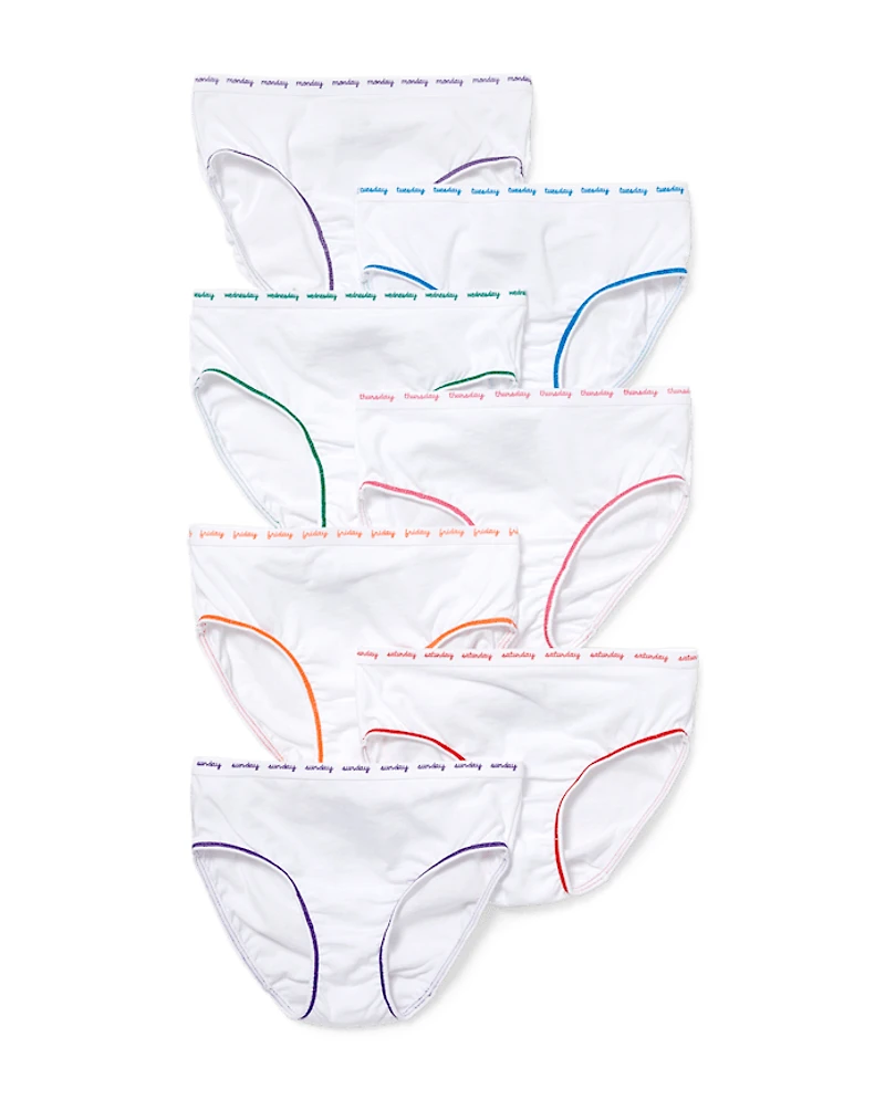 Girls Days Of The Week Underwear 7-Pack