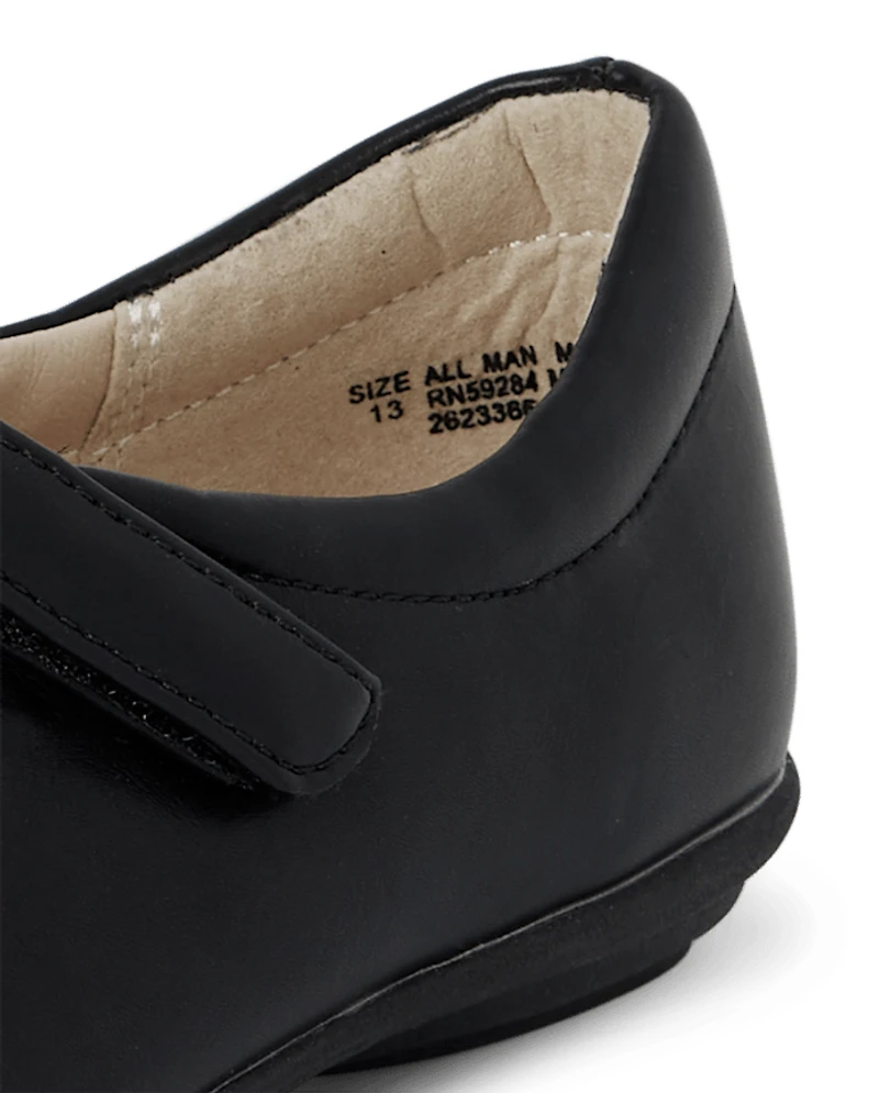 Girls Embroidered Cat Mary Jane Shoes