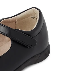 Toddler Girls Embroidered Cat Mary Jane Shoes