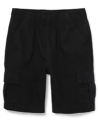 Boys Ripstop Pull On Cargo Shorts
