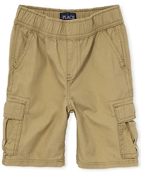 Boys Ripstop Pull On Cargo Shorts