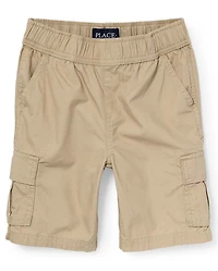 Boys Ripstop Pull On Cargo Shorts