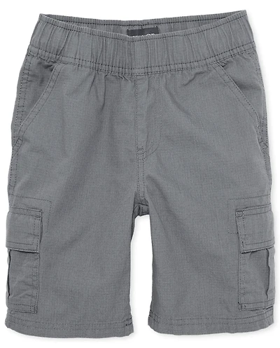 Boys Ripstop Pull On Cargo Shorts - Husky