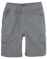 Boys Ripstop Pull On Cargo Shorts - Husky