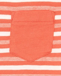 Boys Mix And Match Striped Pocket Top