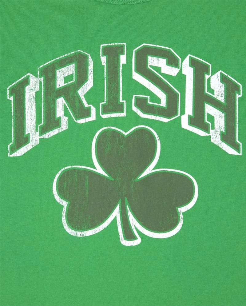 Boys Matching Family Shamrock Graphic Tee