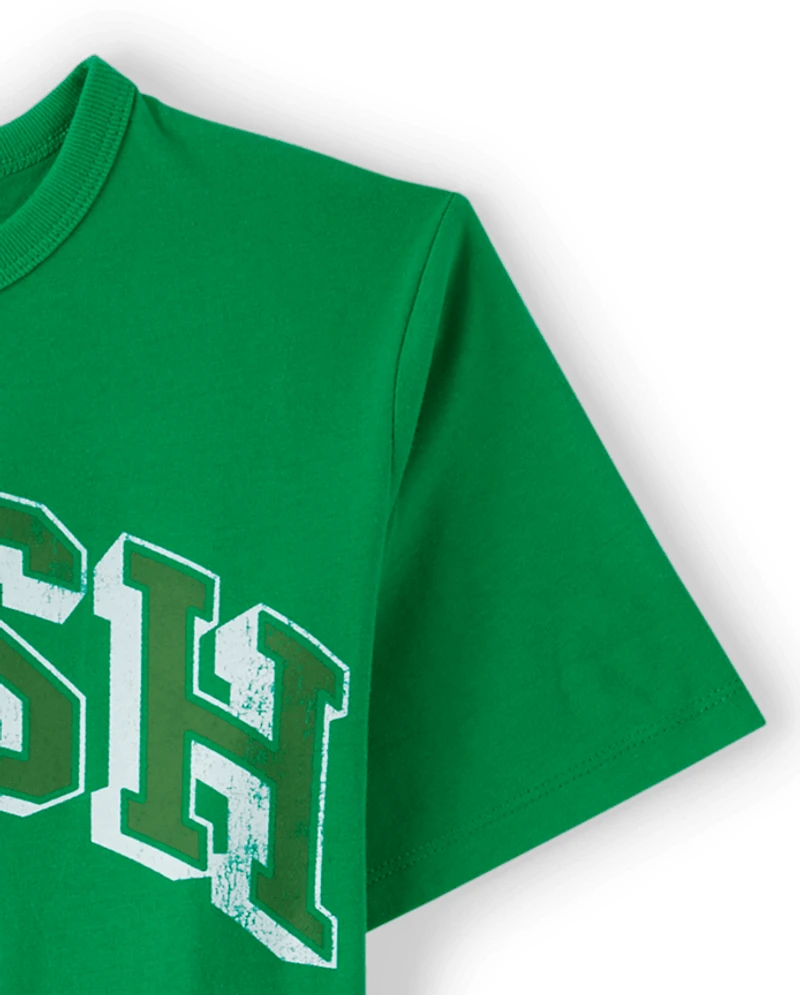 Boys Matching Family Shamrock Graphic Tee