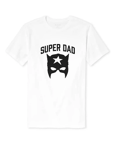 Mens Dad And Me Super Matching Graphic Tee