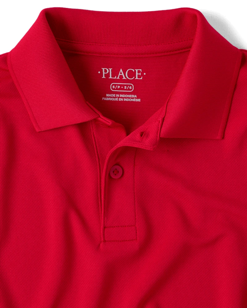 Boys Uniform Performance Polo