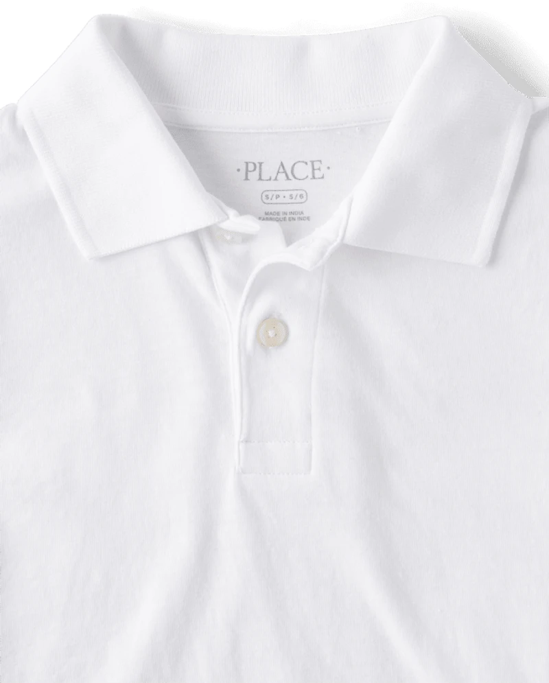 Boys Uniform Soft Jersey Polo