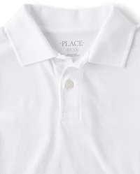 Boys Uniform Soft Jersey Polo