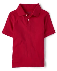 Boys Uniform Soft Jersey Polo