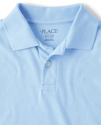 Boys Uniform Soft Jersey Polo