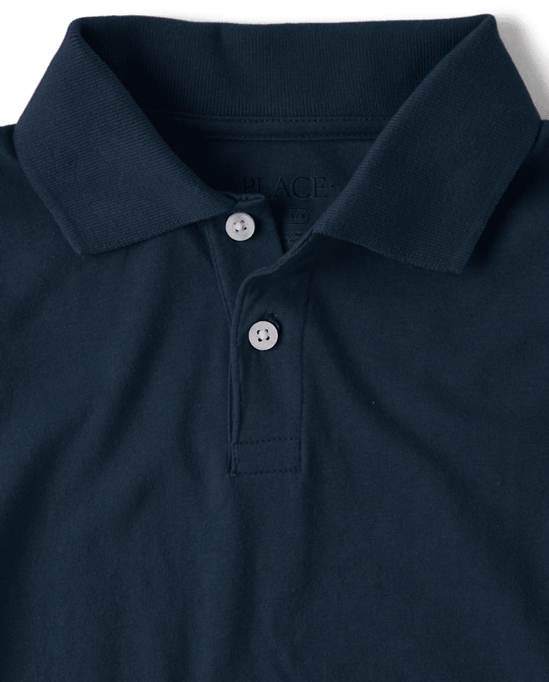 Boys Uniform Soft Jersey Polo