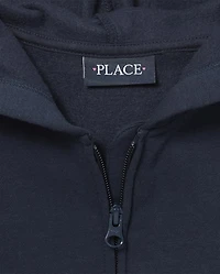 Girls Fleece Zip Up Hoodie