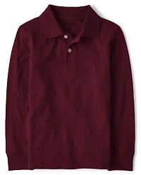 Boys Uniform Soft Jersey Polo