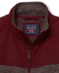 Veste de randonnée en molleton uniforme pour garçon