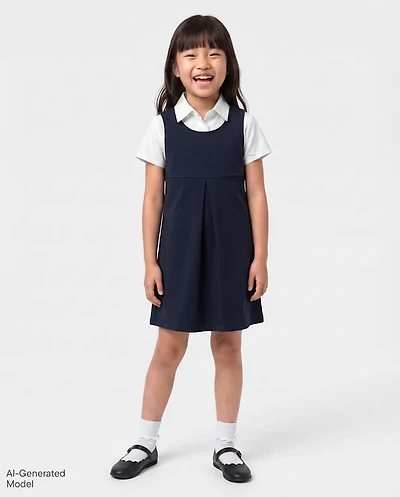 Girls Uniform Ponte Knit Jumper