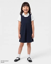 Girls Uniform Ponte Knit Jumper