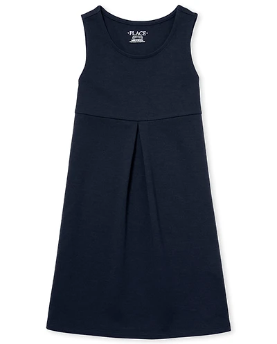 Girls Uniform Ponte Knit Jumper - Slim