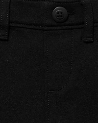 Jeggings en maille ponte à enfiler pour uniformes de filles