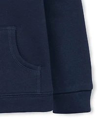 Toddler Girls Fleece Zip Up Hoodie