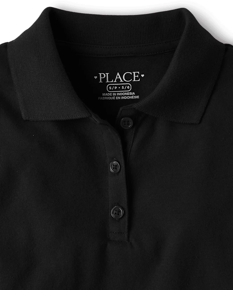 Girls Uniform Soft Jersey Polo