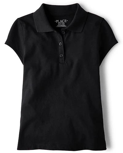 Girls Uniform Soft Jersey Polo