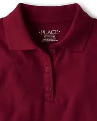 Girls Uniform Soft Jersey Polo