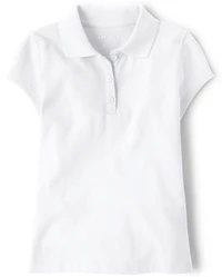 Girls Uniform Soft Jersey Polo