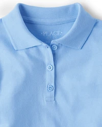 Girls Uniform Soft Jersey Polo