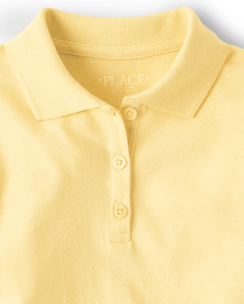 Girls Uniform Soft Jersey Polo