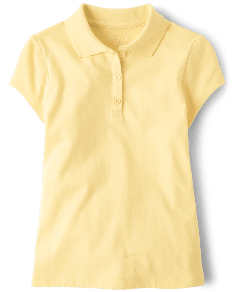 Girls Uniform Soft Jersey Polo