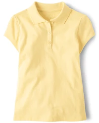 Girls Uniform Soft Jersey Polo